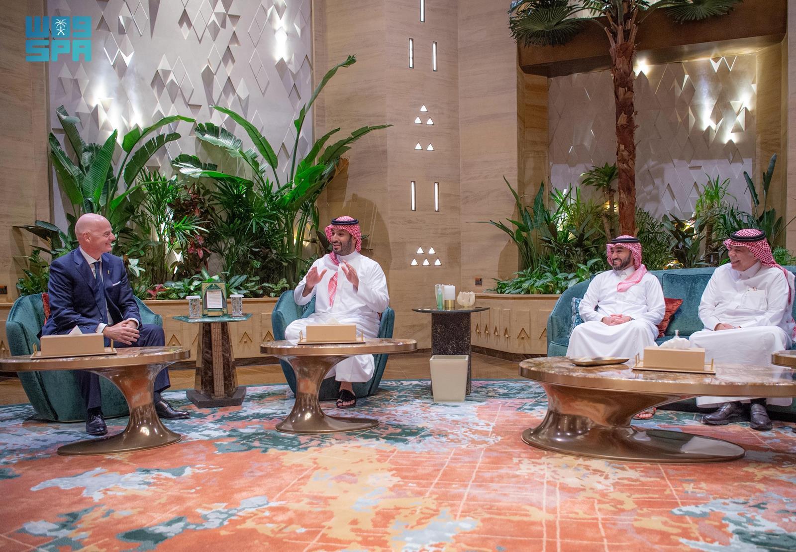 من الاجتماع. (واس)