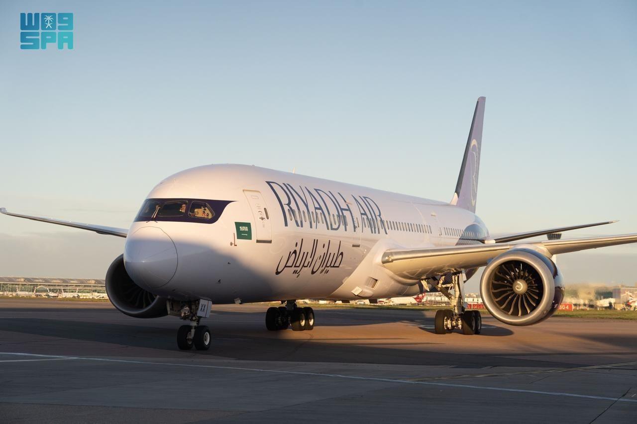 Riyadh Air inaugural flight to London Heathrow